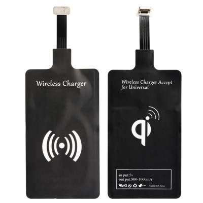 Hot sales wireless charging receiver card for iPhone device wireless charger receiver for iphone 5/5s/5c/6/6